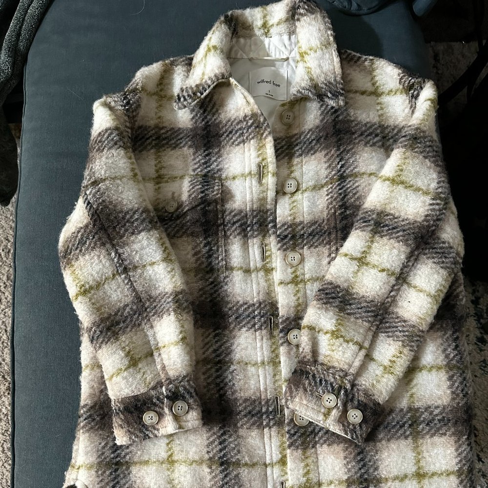Wilfred Free The Ganna™ Shirt Jacket Wool button-up shacket